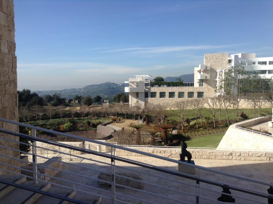 One of the many beautiful views at the Getty.