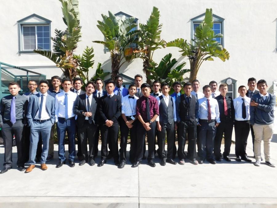 After a spectacular regular season, the boys soccer team suited up for their first playoff match of the year. Photo provided by Randy Launius.