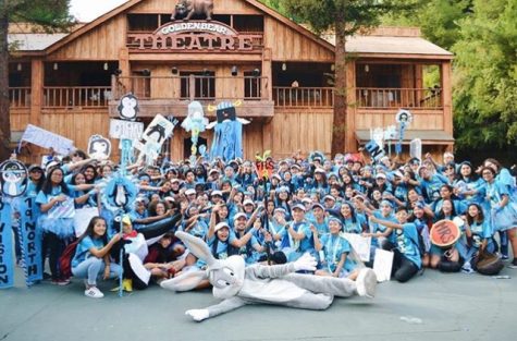 (Division 19 North with the Fall Rally South Spirit Stick at Six Flags Magic Mountain November 12, 2016. Photo by Division News Editor Mark A.)