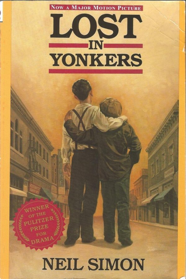 Lost in Yonkers Book Cover. Photo taken by Valeria Gomez 